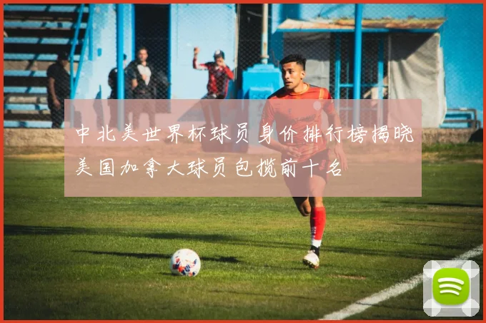 中北美世界杯球员身价排行榜揭晓美国加拿大球员包揽前十名